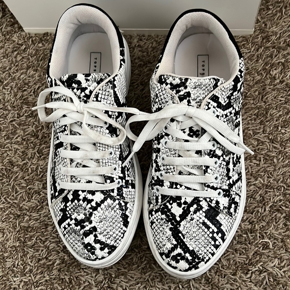 Snake skin shoes / topshop